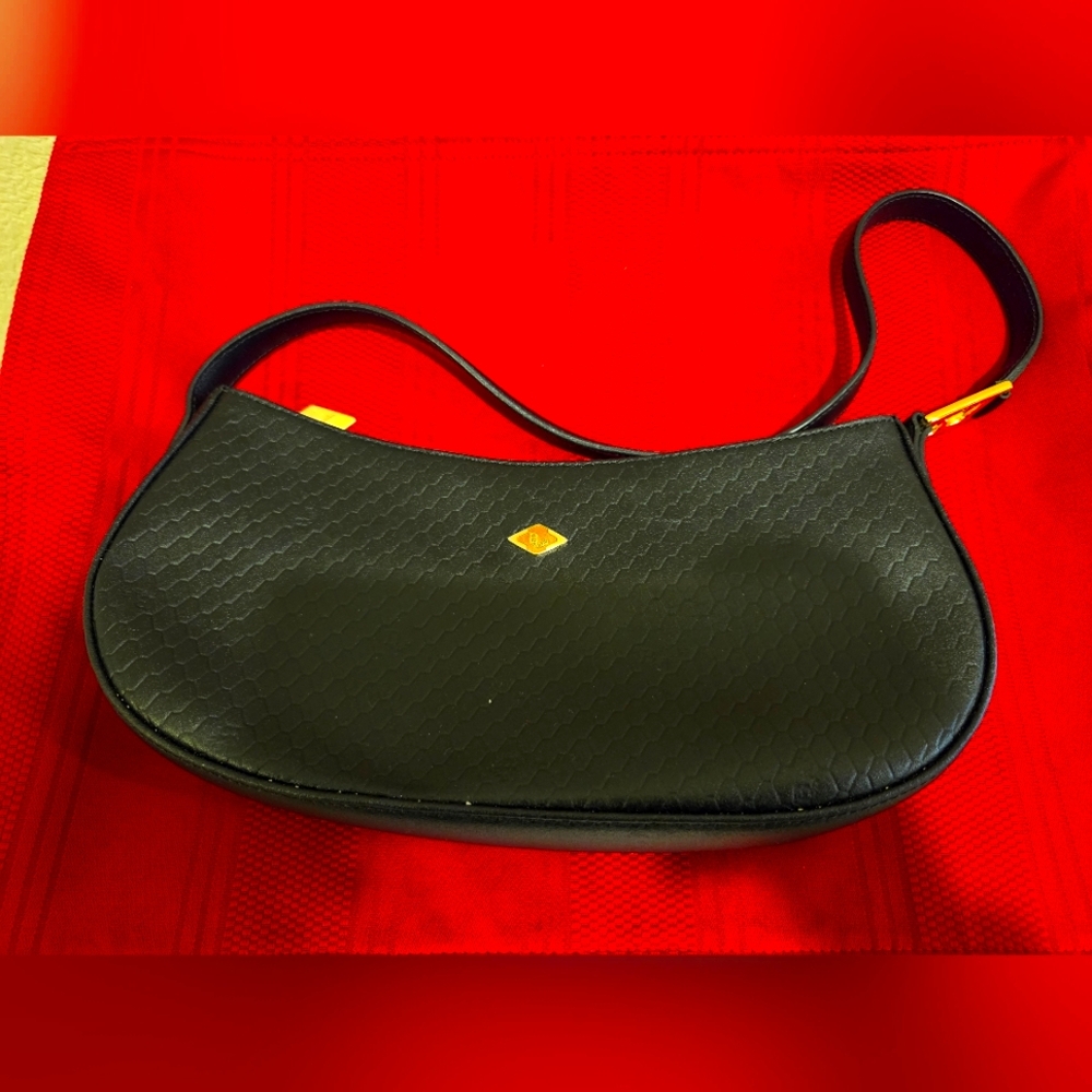 Bonia Elegant Black Shoulder Bag